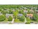 Aerial view of neighborhood featuring beautiful homes with tree lined streets at 13304 Landwood Dr, Fishers, IN 46037