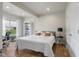 Serene bedroom with a comfortable bed, natural light, and ample closet space at 1497 Maple Ridge Ct, Columbus, IN 47201
