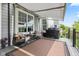 Spacious deck with comfortable seating and retractable awning for shade at 1505 Avondale Dr, Westfield, IN 46074