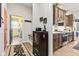 Inviting entryway with storage cabinet, adjacent to laundry and kitchen areas at 1505 Avondale Dr, Westfield, IN 46074