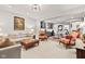 Inviting living space featuring seating, decor and connecting to the kitchen and dining area at 1505 Avondale Dr, Westfield, IN 46074