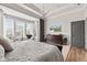 Comfortable main bedroom with large windows and neutral decor for a relaxing atmosphere at 1505 Avondale Dr, Westfield, IN 46074
