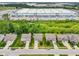 Aerial view of a home in a suburban neighborhood close to a large commercial facility at 1739 Wedgewood Pl, Avon, IN 46123