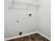 Image of utility closet with shelving, outlets, and washer hookups at 1739 Wedgewood Pl, Avon, IN 46123