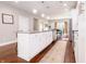 Bright kitchen with a spacious island, stainless appliances, and a dining area view at 2014 W Michigan St, Indianapolis, IN 46222