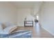 Bright and airy living space featuring sleek wood floors and an open floor plan at 2101 Shadow Fox Dr, Columbus, IN 47201