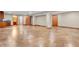 Open basement floor plan with a wet bar and bathroom, ideal for entertaining guests at 2948 Chalbury Dr, Plainfield, IN 46168