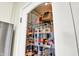 Walk-in pantry with door, offering generous storage and organization solutions at 3301 N 200 W, Franklin, IN 46131