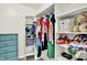 A spacious walk-in closet with built-in shelving and ample storage space at 3301 N 200 W, Franklin, IN 46131