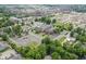 Drone shot displaying the surrounding community and commercial district at 392 Aspen Dr, Carmel, IN 46032