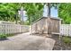 Outdoor space features a private detached garage, large patio, and privacy fence at 392 Aspen Dr, Carmel, IN 46032