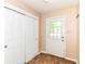 Bright foyer features a closet and tile flooring as you enter this beautiful home at 392 Aspen Dr, Carmel, IN 46032
