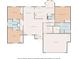 Detailed floor plan showcasing the layout of a spacious home with multiple bedrooms and baths at 5104 W Prairiewood Dr, Muncie, IN 47304