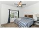 Inviting bedroom features natural light from the window and stylish furnishings for comfortable living at 5439 Maywood Dr, Whitestown, IN 46075