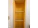 Built-in storage shelf in the bathroom area at 624 N Rural St, Indianapolis, IN 46201
