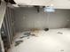 Unfinished basement featuring painted walls and a functional layout, presenting opportunities for customization and added value at 6601 Twin Brooks Dr, Indianapolis, IN 46227