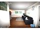 Inviting living room with hardwood floors and neutral walls at 6601 Twin Brooks Dr, Indianapolis, IN 46227