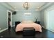 Spacious primary bedroom featuring hardwood floors and ensuite bathroom access at 750 Trillium St, Lebanon, IN 46052