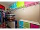 Closet with storage for luggage and various household items at 750 Trillium St, Lebanon, IN 46052