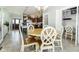 Open-concept dining room with pantry storage and easy access to the kitchen at 750 Trillium St, Lebanon, IN 46052