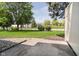 Landscaped backyard with lush greenery offers a serene view, enhancing outdoor enjoyment at 9406 Avon Strand # Apt A, Avon, IN 46123