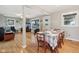 Dining area open to the living room and bathed in natural light from backyard at 9974 N 850 W, Fairland, IN 46126
