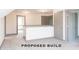 Bright hallway with neutral carpet, modern gray trim, and multiple doors for easy access at Lot 30 Doe Meadow, Anderson, IN 46011