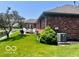 Lovely backyard featuring a well-maintained lawn, privacy landscaping, and a peaceful atmosphere at 1027 Plum St # 39, Brownsburg, IN 46112