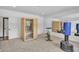 Spacious exercise room with a sauna, exercise bike, and punching bag at 10471 Winghaven Dr, Noblesville, IN 46060