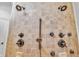 Shower featuring tiled walls and multi-head water system at 10471 Winghaven Dr, Noblesville, IN 46060