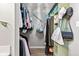 Spacious walk-in closet featuring ample storage and shelving for organizing clothes and accessories at 11218 Baycreek Dr, Indianapolis, IN 46236