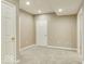 Finished basement featuring carpet flooring, neutral paint, recessed lighting, and white doors at 12679 Chargers Ct, Fishers, IN 46037