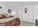 Bright bedroom featuring natural light, plush carpets, neutral color palette, and decor at 13844 N Cardonia Dr, Camby, IN 46113