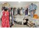 Large walk-in closet features shelves and hanging storage for ultimate organization at 1586 Mairn Ave, Carmel, IN 46032