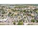 Aerial view of a vibrant, established neighborhood with various home styles and proximity to commercial areas at 1717 Carrollton Ave, Indianapolis, IN 46202