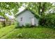 Exterior view of the home's backyard featuring a yard and a modest facade at 1938 N Dearborn St, Indianapolis, IN 46218