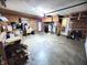 Spacious garage interior provides ample storage and utility space with access to the home at 22 Brooklyn Ct, Mooresville, IN 46158