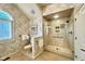 Beautiful bathroom features a glass enclosed shower and modern fixtures, creating a clean and refreshing space at 2213 E Canterbury Ct, Martinsville, IN 46151