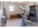 Bedroom with carpet, window, and workout machine at 2457 N Centerline Rd, Franklin, IN 46131