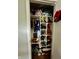 Organized closet with shelves and hanging space, perfect for storage at 419 N 14Th Ave, Beech Grove, IN 46107