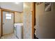 Laundry room with a washer and dryer adjacent to the furnace at 4697 W Ridge Dr, Columbus, IN 47203