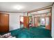 Inviting room showcasing views into the adjacent room and bathroom at 4697 W Ridge Dr, Columbus, IN 47203