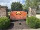 Community sign for Crystal Lake, showcasing a welcoming entrance and lush landscaping at 6027 Crystal View Dr, Indianapolis, IN 46237