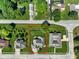 Aerial real estate view highlighting property lines, landscaping, and community layout at 648 Shakespeare Dr, Avon, IN 46123