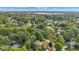 A stunning view of a neighborhood from above, highlighting mature trees and well-maintained homes at 703 Chapel Hill W Dr, Indianapolis, IN 46214