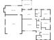 A detailed floor plan showcasing the layout of the home's rooms and dimensions at 703 Chapel Hill W Dr, Indianapolis, IN 46214