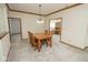 Cozy dining area next to study, perfect for Gathering meals and entertaining at 7687 Sea Crest N Way, Noblesville, IN 46062