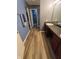 Bathroom with a double vanity, and a closet and shower in the background at 878 Sommersweet Run, Greenwood, IN 46143