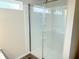 Bathroom featuring a glass enclosed shower at 883 Halyard Dr, Avon, IN 46123