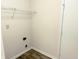 Walk-in storage space featuring wood grain flooring and wire shelving at 883 Halyard Dr, Avon, IN 46123